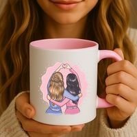 Best Friends Heart Coffee Mug thumb 3