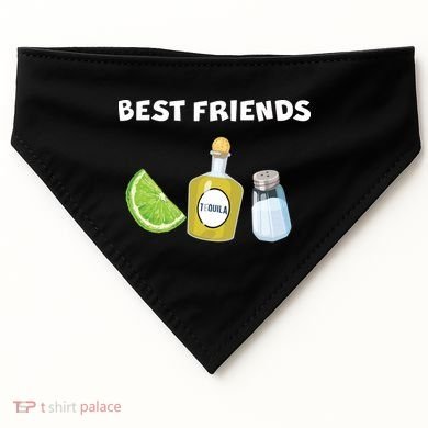 Best Friends Lime Tequila Salt USA-Made Doggie Bandana
