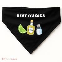 Best Friends Lime Tequila Salt USA-Made Doggie Bandana thumb 0