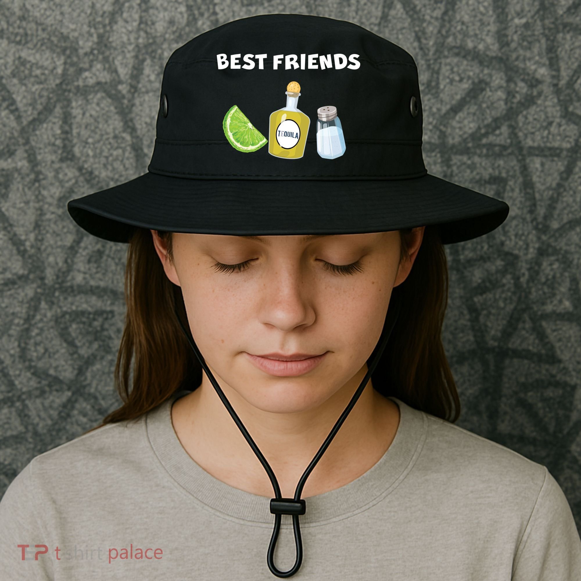 Best Friends Lime Tequila Salt Bucket Hat