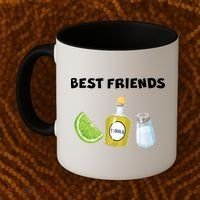 Best Friends Lime Tequila Salt Coffee Mug thumb 2