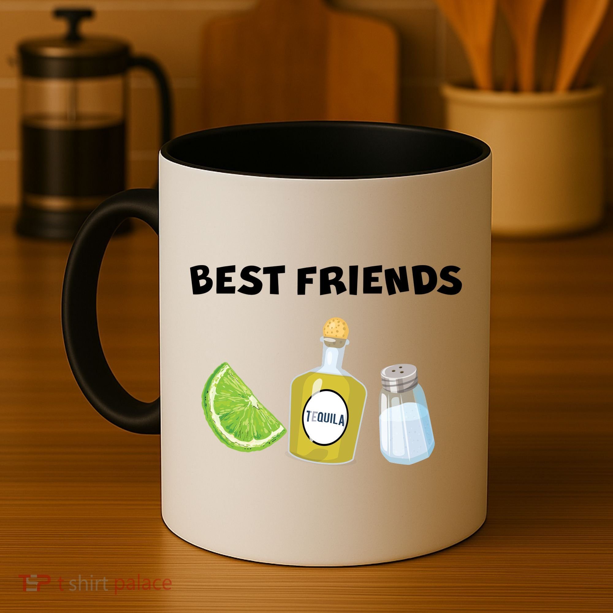Best Friends Lime Tequila Salt Coffee Mug
