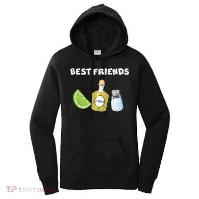 Best Friends Lime Tequila Salt Women's Hoodie