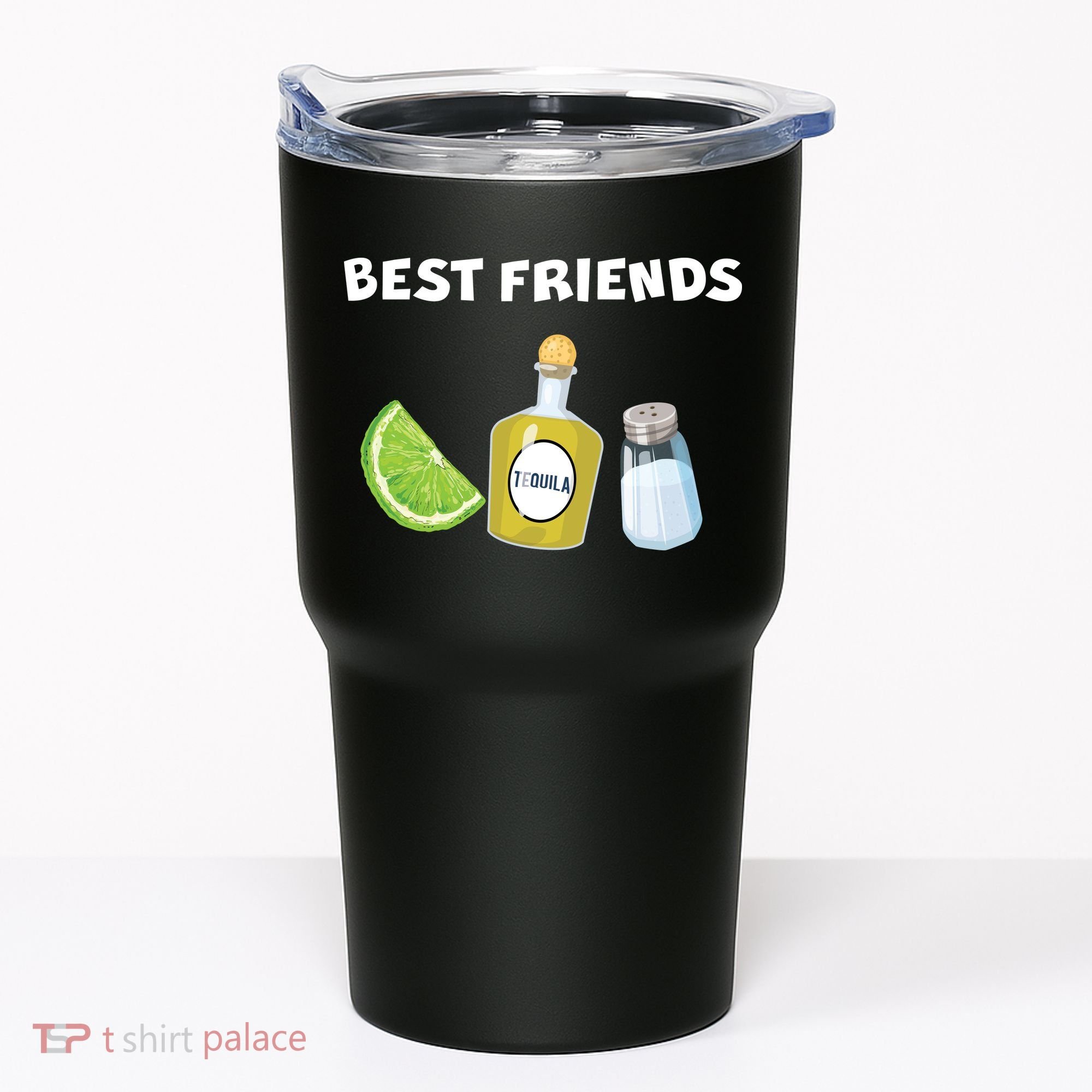 Best Friends Lime Tequila Salt Tumbler