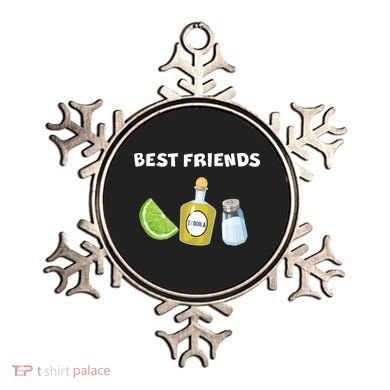 Best Friends Lime Tequila Salt Ornament
