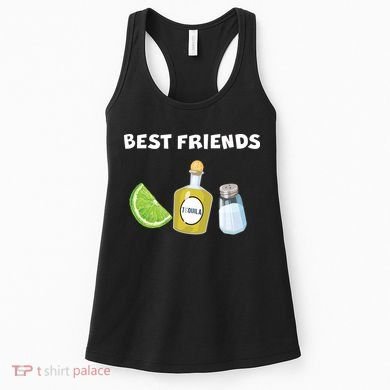 Best Friends Lime Tequila Salt Women's Tank Top