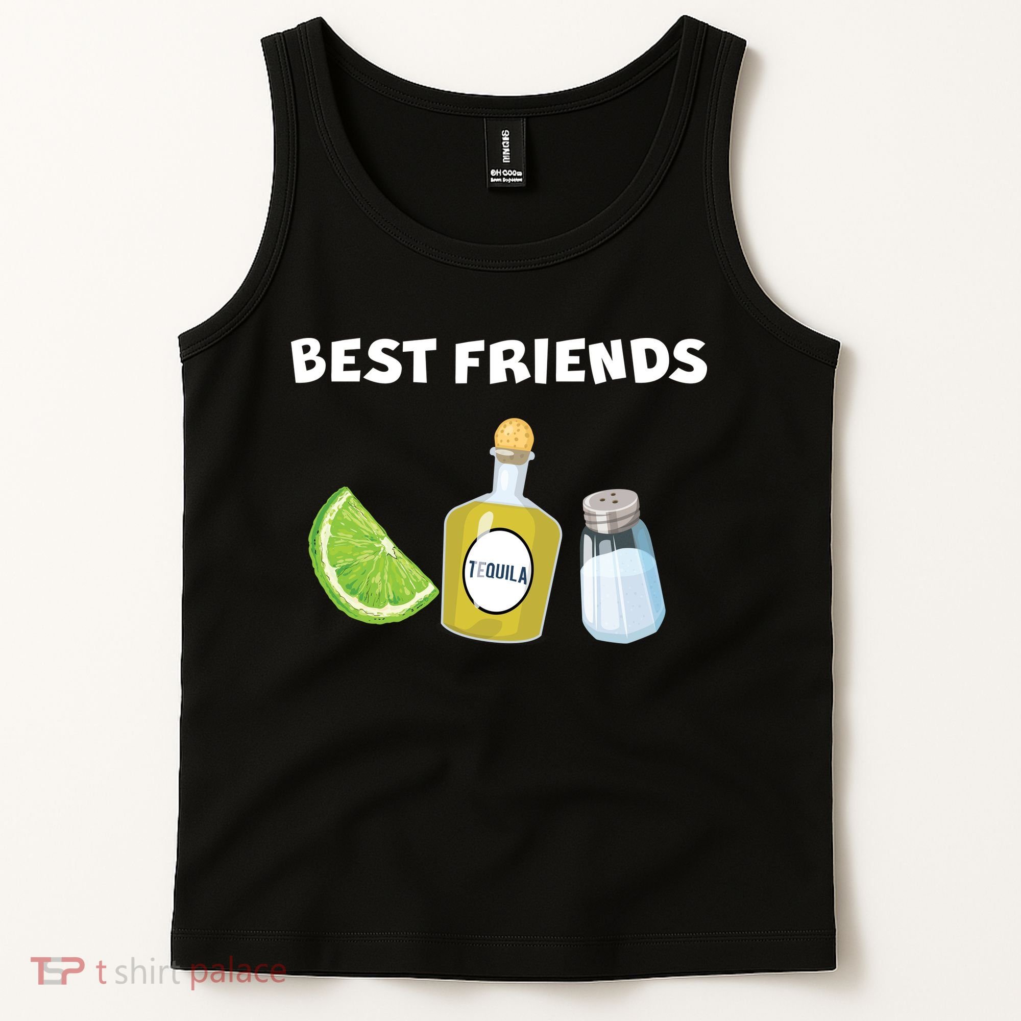 Best Friends Lime Tequila Salt Tank Top