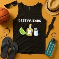 Best Friends Lime Tequila Salt Tank Top thumb 4