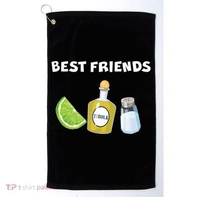 Best Friends Lime Tequila Salt Golf Towel