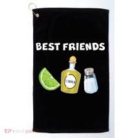 Best Friends Lime Tequila Salt Golf Towel thumb 0