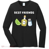 Best Friends Lime Tequila Salt Women's Long Sleeve Shirt thumb 0