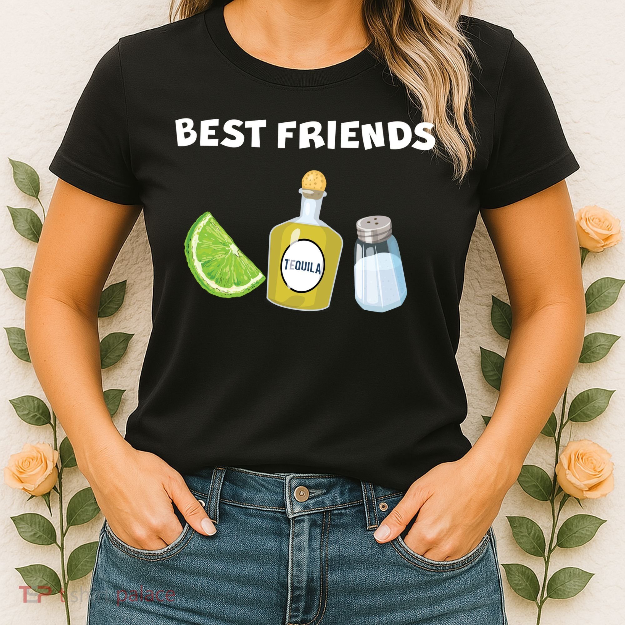 Best Friends Lime Tequila Salt Women's T-Shirt