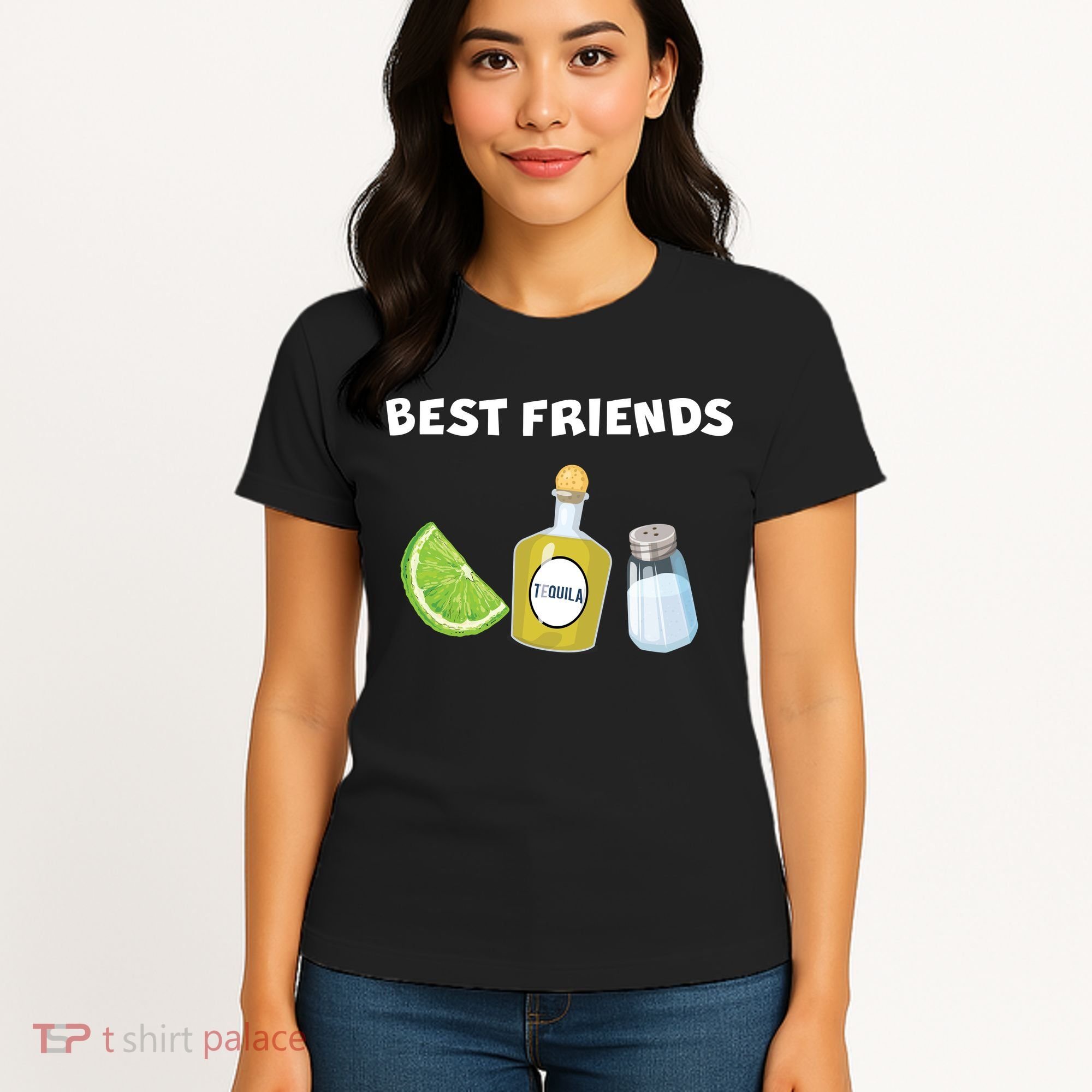 Best Friends Lime Tequila Salt Women's T-Shirt
