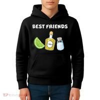 Best Friends Lime Tequila Salt Kids Hoodie thumb 4