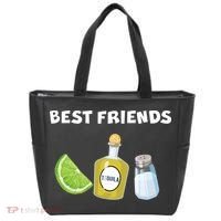 Best Friends Lime Tequila Salt Tote Bag thumb 0