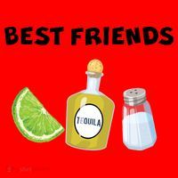 Best Friends Lime Tequila Salt Santa Hat thumb 1