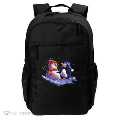 Best Friends Snowman and Penguin Backpack