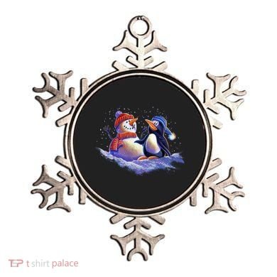 Best Friends Snowman and Penguin Ornament