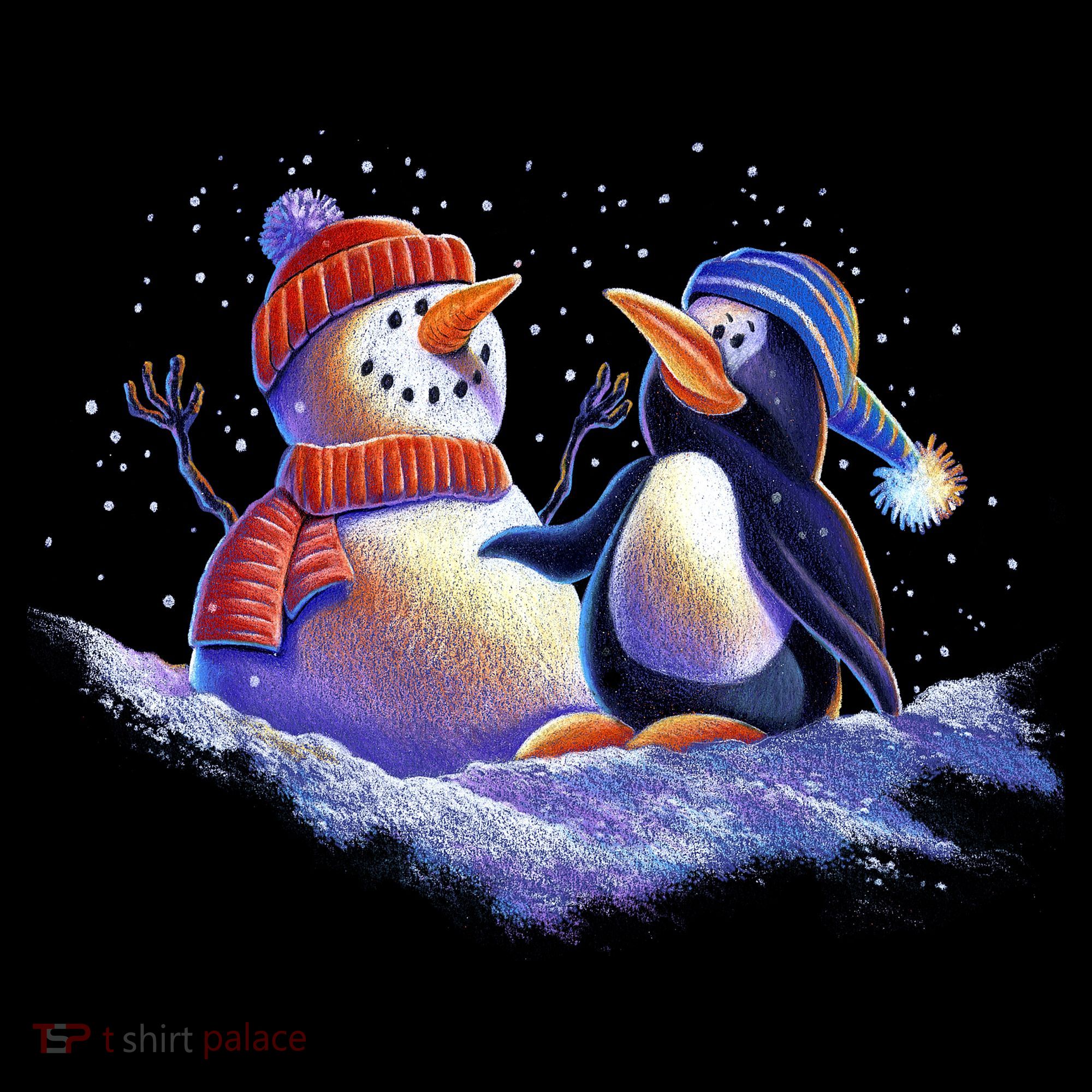 Best Friends Snowman and Penguin Ornament