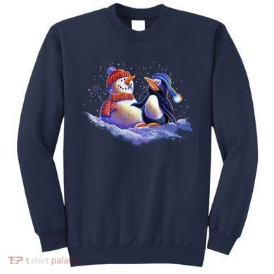 Best Friends Snowman and Penguin Sweatshirt