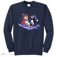 Best Friends Snowman and Penguin Sweatshirt thumb 0