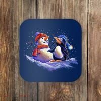 Best Friends Snowman and Penguin Coaster thumb 0