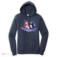Best Friends Snowman and Penguin Women's Hoodie thumb 0