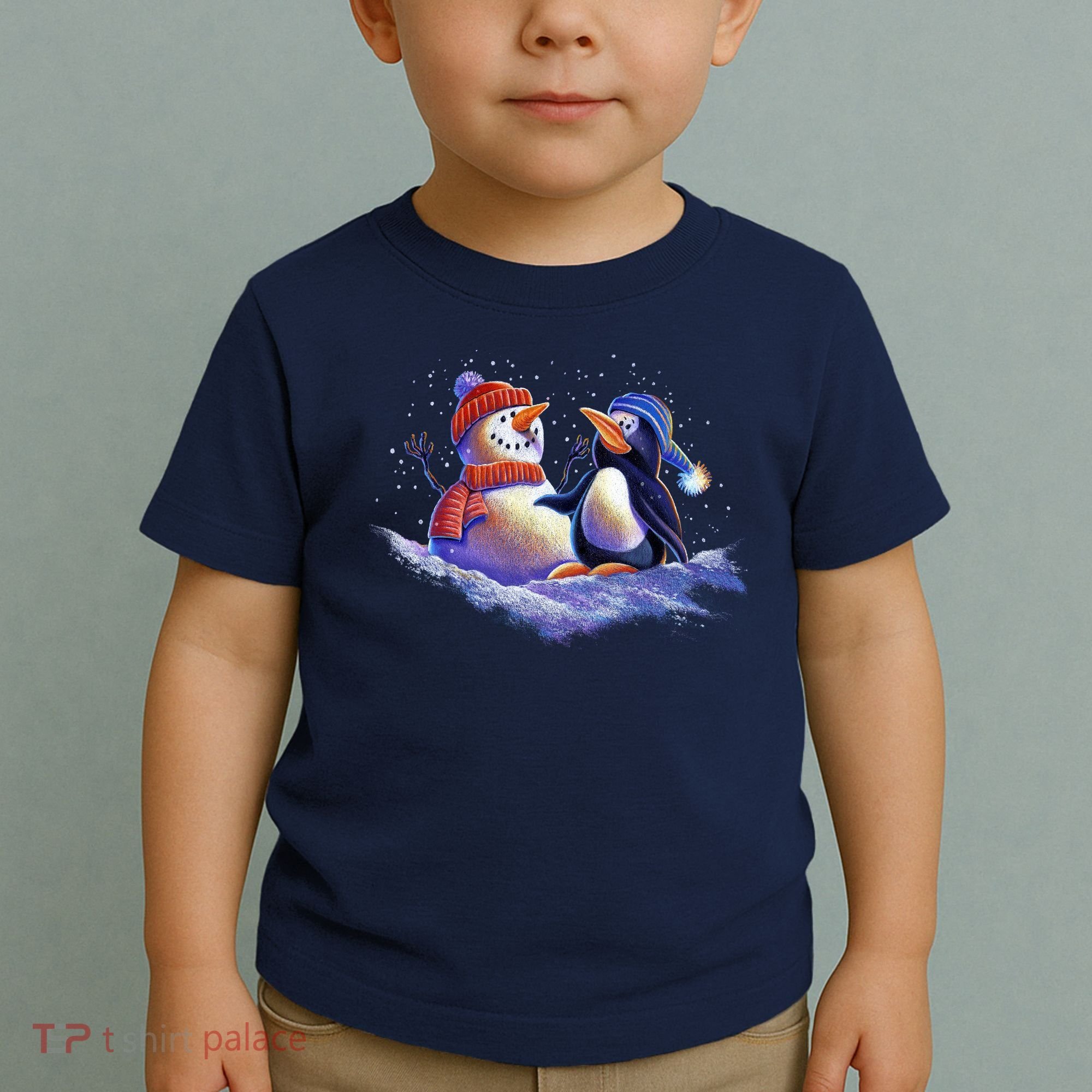 Best Friends Snowman and Penguin Toddler T-Shirt