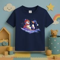 Best Friends Snowman and Penguin Toddler T-Shirt thumb 3