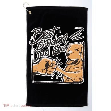 Best Golden Dad Ever Golf Towel