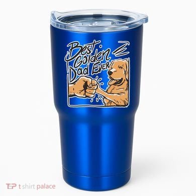 Best Golden Dad Ever Tumbler