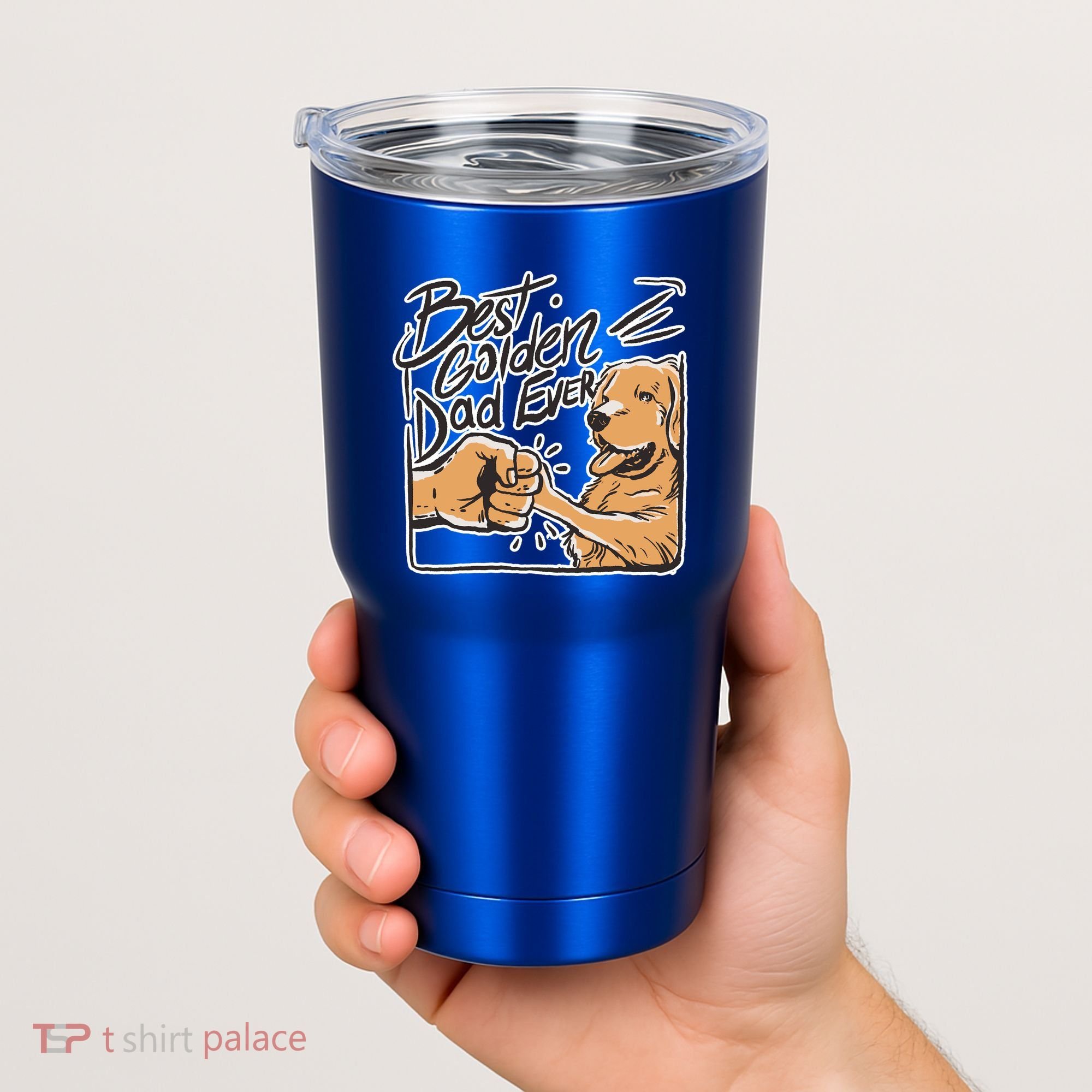 Best Golden Dad Ever Tumbler