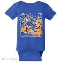 Best Golden Dad Ever Baby Bodysuit thumb 0