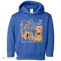 Best Golden Dad Ever Toddler Hoodie thumb 0