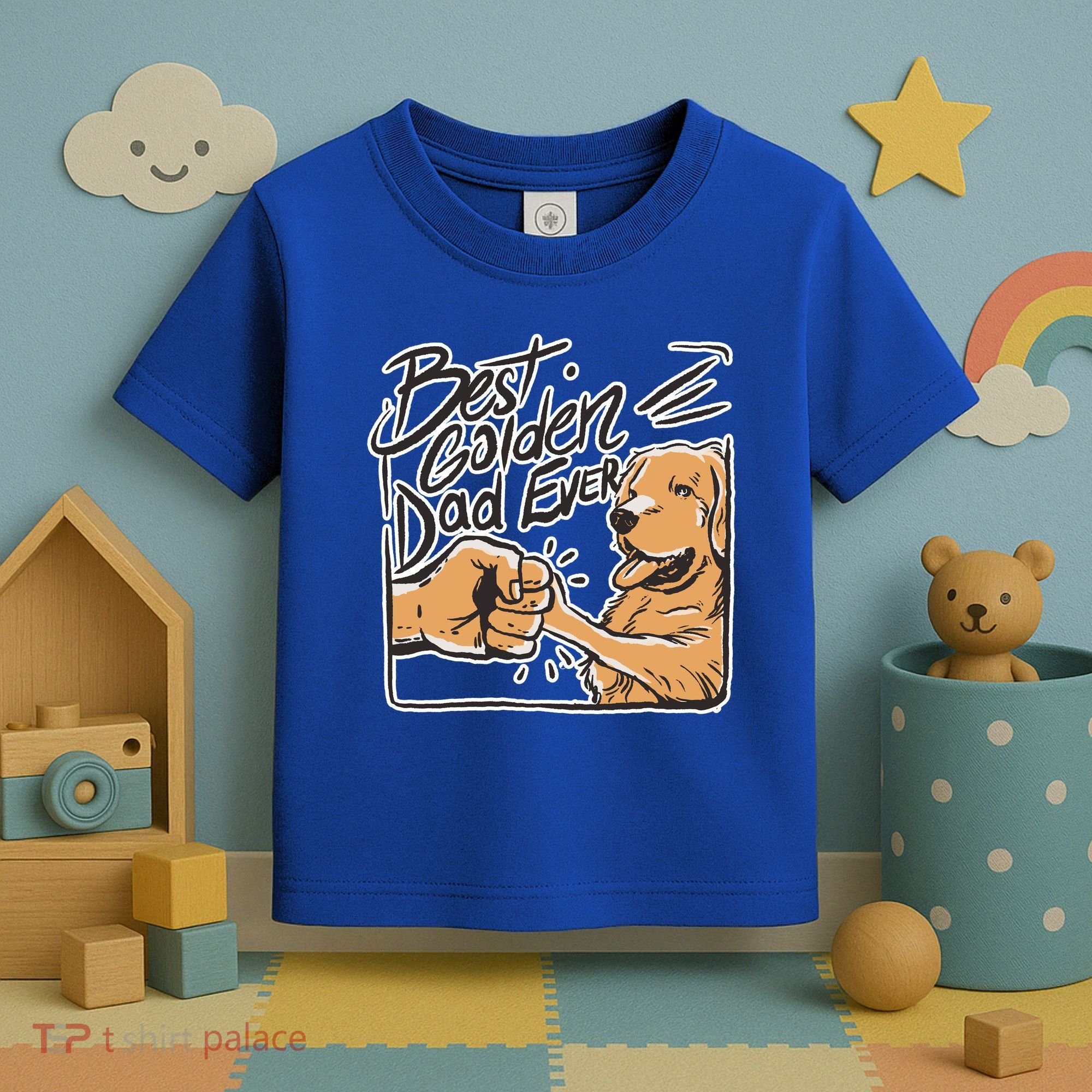 Best Golden Dad Ever Toddler T-Shirt