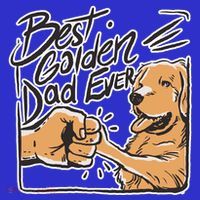 Best Golden Dad Ever Toddler T-Shirt thumb 4