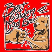 Best Golden Dad Ever Santa Hat thumb 1