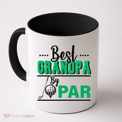 Best Grandpa By Par Coffee Mug