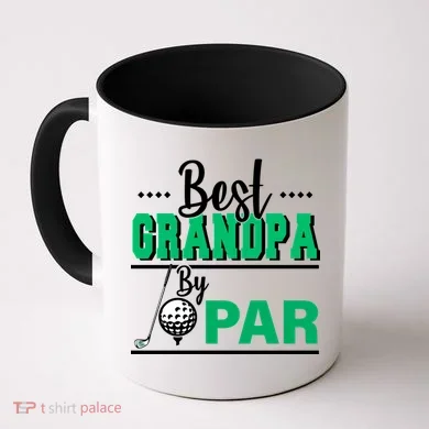 Best Grandpa By Par Coffee Mug