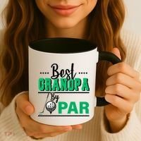 Best Grandpa By Par Coffee Mug thumb 3