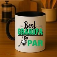 Best Grandpa By Par Coffee Mug thumb 4