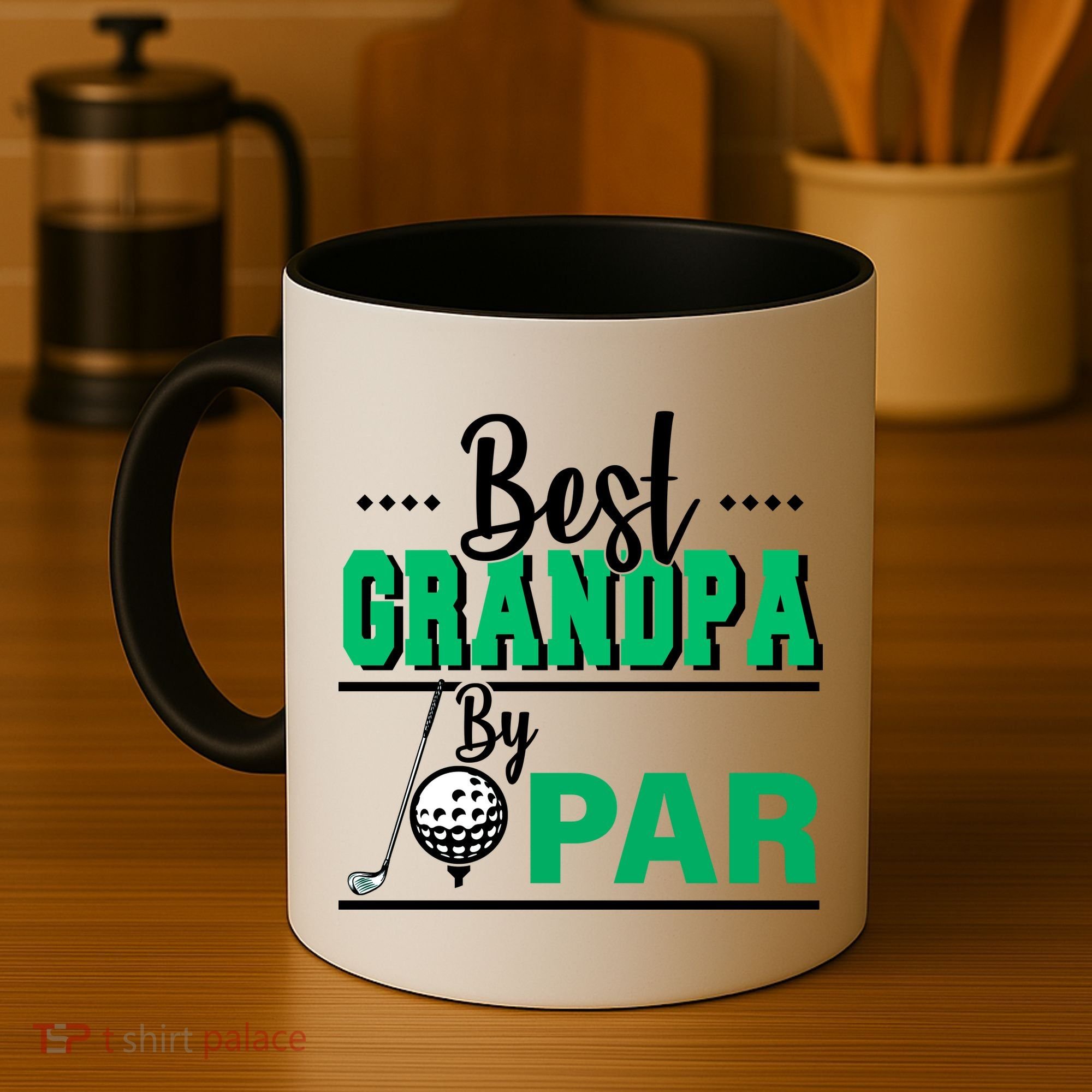 Best Grandpa By Par Coffee Mug