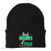 Best Grandpa By Par Beanie thumb 0