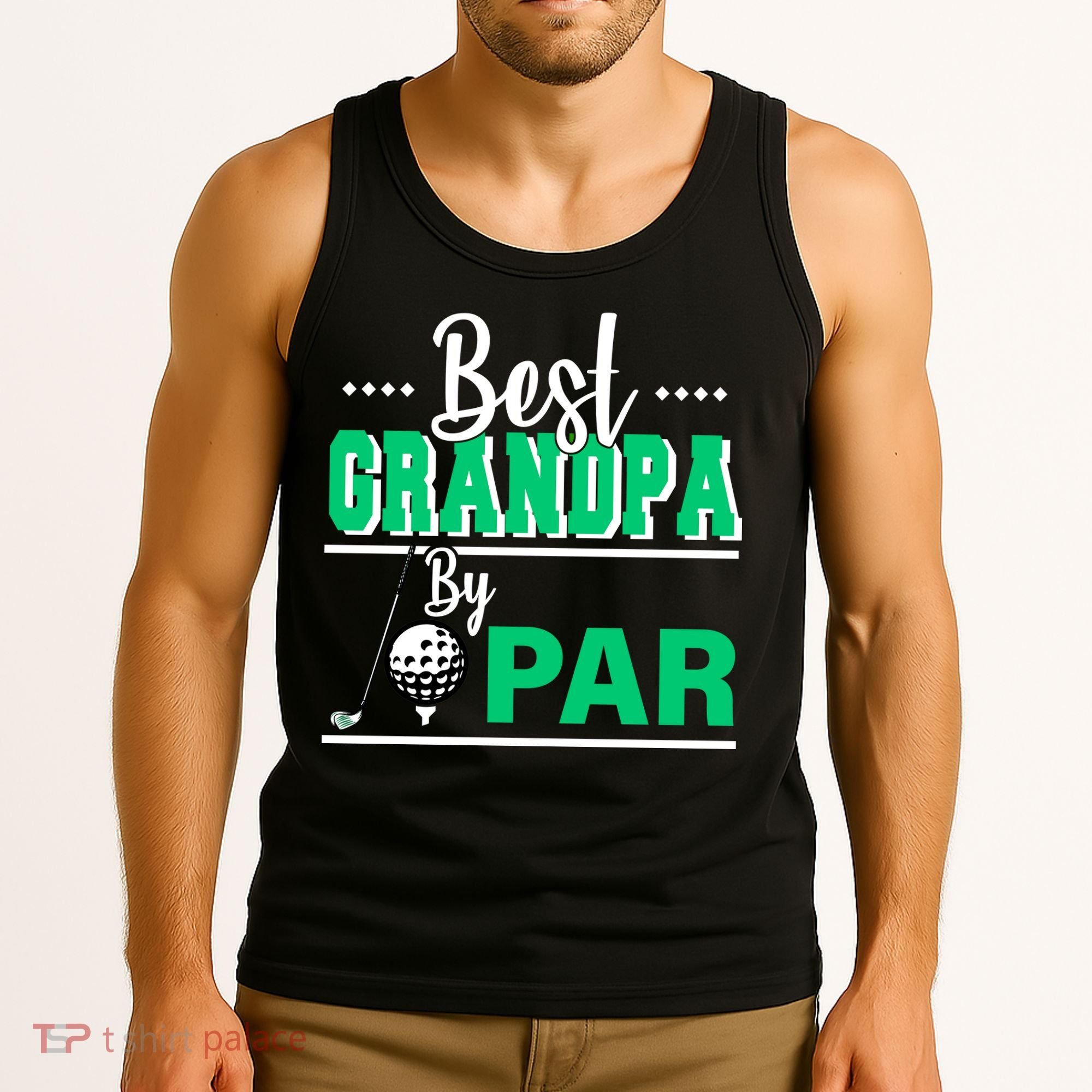 Best Grandpa By Par Tank Top