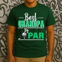 Best Grandpa By Par T-Shirt thumb 3