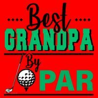 Best Grandpa By Par Santa Hat thumb 1