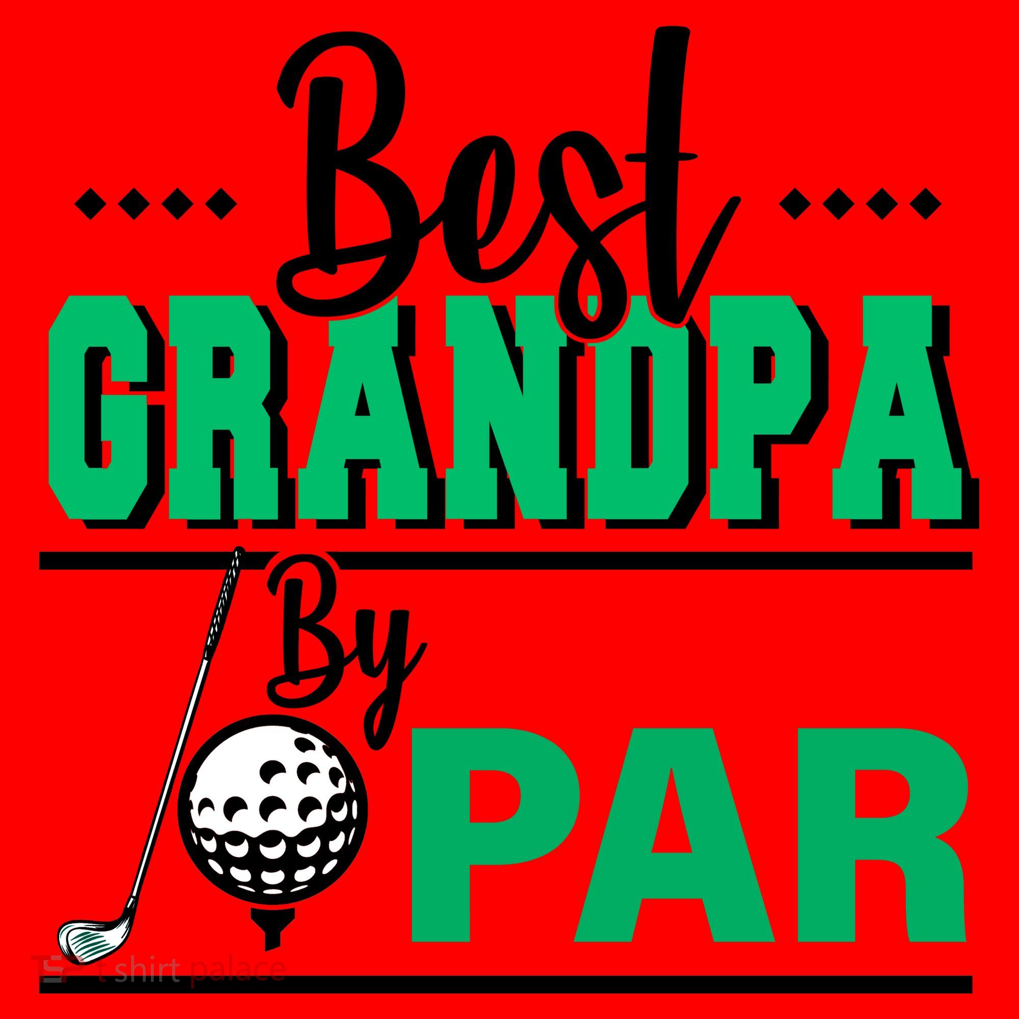 Best Grandpa By Par Santa Hat