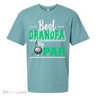 Best Grandpa By Par Sueded Cloud Jersey T-Shirt thumb 0