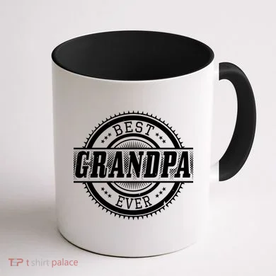 Best Grandpa Ever Coffee Mug back