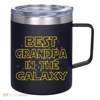 Best Grandpa In The Galaxy 12oz Stainless Steel Coffee Mug thumb 0